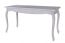 Table de salle à manger extensible Bignona 23, Couleur : Blanc pin - 160-210 x 90 cm (L x P)