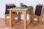 Table en pin massif couleur aulne Junco 239A - 80 x 80 cm (L x P)