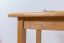 Table en pin massif couleur aulne Junco 226B (carré) - 50 x 90 cm (L x P)