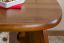 Table basse en pin massif, couleur chêne 005 - Dimensions 60 x 65 x 65 cm (H x L x P)
