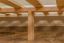 Lit simple / lit d'appoint en bois de pin massif, laqué blanc A21, avec sommier à lattes - Dimensions 120 x 200 cm 