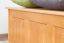 Coffre en bois de pin massif, couleurs aulne 180 - 50 x 120 x 48 cm (h x l x p), siège coffre