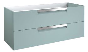 Meerut 31 avec découpe pour siphon, couleur : aigue-marine - 50 x 119 x 45 cm (H x L x P)