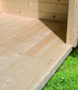 Plancher pour dimensions de socle 4,00x3,28 m (l/p) Naturel