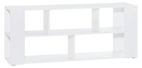 Étagère Minnea 44 blanc | 71 x 168 x 41 cm | 5 compartiments spacieux | Design moderne
