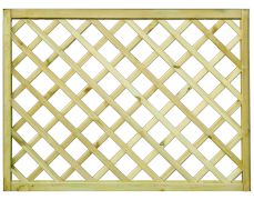 Treillis bas / Lot de 7 pièces / Pour le pavillon Vitalba / Épicéa / Pin / Imprégné sous pression en autoclave / Dimensions : 120 x 90 cm