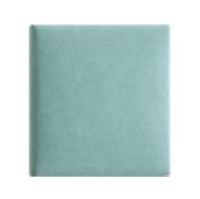 Panneau mural au design moderne Couleur : Bleu clair - Dimensions : 42 x 42 x 4 cm (H x L x P)