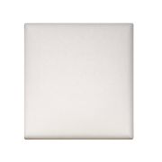 Panneau mural de style élégant Couleur : Blanc - Dimensions : 42 x 42 x 4 cm (H x L x P)