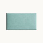 Panneau mural au design moderne Couleur : Bleu clair - Dimensions : 42 x 84 x 4 cm (H x L x P)