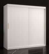 Armoire exceptionnelle au design moderne Balmenhorn 61, Couleur : Blanc mat - Dimensions : 200 x 180 x 62 cm (H x L x P)