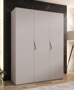 Penderie / 3 portes / Couleur : Cachemire / Poignées : Cachemire / Dimensions : 150 x 52 x 202 cm / 2 tringles à vêtements / 2 compartiments / Armoire à portes battantes