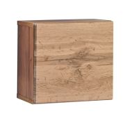 Armoire élégante suspendue avec fonction push-to-open Möllen 08, Couleur : Chêne Wotan - Dimensions : 30 x 30 x 25 cm (h x l x p)