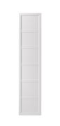 Porte pour penderie / Couleur : Blanc platine / Dimensions : 51 x 2 x 228 cm / Cadre décoratif