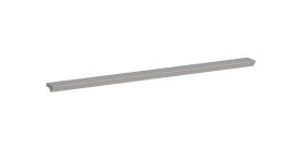 Barre de LED / 2,12 W / 2 m de câble / Couleur neutre claire / Couleur : Chrome / Contrôlable par télécommande / Dimensions : 47,5 x 1 x 3 cm