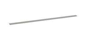 Barre de LED / 4,39 W / 2 m de câble / Couleur neutre claire / Couleur : chrome / Contrôlable par télécommande / Dimensions : 98,5 x 1 x 3 cm