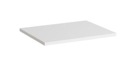 Étagère en bois / lot de 2 / Couleur : Blanc / Dimensions : 50 x 36 x 2 cm