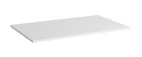 Étagère en bois / lot de 2 / Couleur : Blanc / Dimensions : 99 x 55 x 2 cm