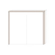 Cadre pour Armoire à portes coulissantes / Penderie Neiafu 93 et 94, couleur : cachemire