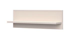 Étagère murale minimaliste Neiafu 125 | Finition cachemire | 30 x 90 x 21 cm | Pour salon moderne