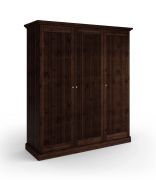 Armoire à portes battantes / Penderie / Pin finlandais massif / Couleur : Tabacco / Durable / Dimensions : 212,5 x 188,5 x 63 cm / Veinage naturel