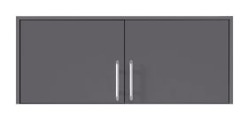 Rehausse d'armoire Hannut 45, Couleur : Anthracite - Dimensions : 40 x 100 x 56 cm (H x L x P)