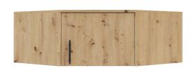 Armoire Hannut 29, Couleur : Chêne Artisan - Dimensions : 40 x 95 x 95 cm (H x L x P)