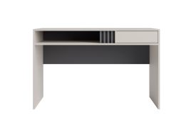 Bureau sobre Niel 09, Couleur : Cachemire, dimensions : 76 x 120 x 55 cm, un tiroir, un compartiment, pour le bureau