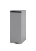Commode pour le garde-robe Zapopan 03, couleur : graphite, dimensions : 88 x 30 x 40 cm, avec butée de porte variable, une porte, trois compartiments, matériau de haute qualité