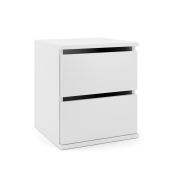 Bac à tiroirs pour série Zapopan, Couleur : Blanc, Dimensions : 45 x 39,5 x 38 cm