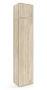 Armoire penderie Zapopan 48 avec surmeuble | Chêne Sonoma | 225 x 45 x 40 cm | 2 compartiments | Push-to-open