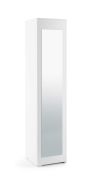 Armoire penderie Zapopan 36 blanc | 1 tringle extensible | 1 compartiment | Push-to-open | 185 x 45 x 40 cm