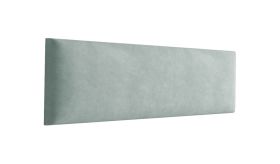 Panneaux rembourrés, lot de 10, Couleur : Vert clair, Revêtement : Velours, dimensions : 38 x 15 cm