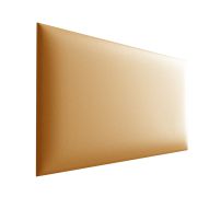 Panneaux rembourrés, lot de 10, couleur : orange, housse : similicuir, dimensions : 38 x 30 cm