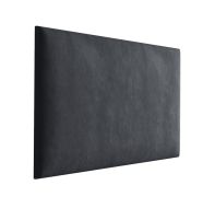Panneaux rembourrés, lot de 10, Couleur : Noir, revêtement : velours, dimensions : 38 x 30 cm