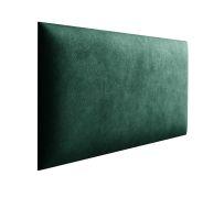 Panneaux rembourrés, lot de 10, Couleur : Vert foncé, housse : velours, dimensions : 38 x 30 cm