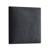 Panneaux rembourrés, lot de 10, Couleur : Noir, revêtement : velours, dimensions : 38 x 40 cm