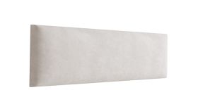 Panneaux rembourrés, lot de 10, Couleur : Beige, Revêtement : Velours, dimensions : 40 x 15 cm