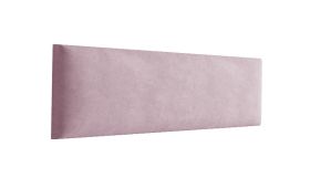 Panneaux rembourrés, lot de 10, Couleur : Rose, Revêtement : Velours, dimensions : 40 x 15 cm