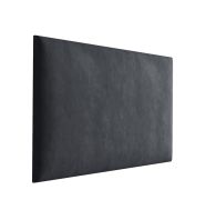 Panneaux rembourrés, lot de 10, Couleur : Noir, Revêtement : Velours, dimensions : 40 x 30 cm
