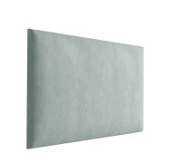 Panneaux rembourrés, lot de 10, Couleur : Vert clair, Revêtement : Velours, dimensions : 40 x 30 cm