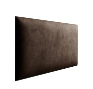 Panneaux rembourrés, lot de 10, Couleur : Brun foncé, Revêtement : Velours, dimensions : 40 x 30 cm
