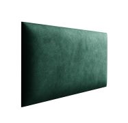 Panneaux rembourrés, lot de 10, Couleur : Vert foncé, Revêtement : Velours, dimensions : 40 x 30 cm