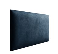Panneaux rembourrés, lot de 10, Couleur : Bleu foncé, Revêtement : Velours, dimensions : 40 x 30 cm