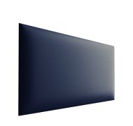 Panneaux rembourrés, lot de 10, Couleur : Anthracite, housse : similicuir, dimensions : 50 x 30 cm
