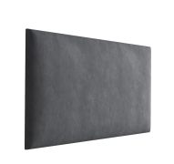 Panneaux rembourrés, lot de 10, Couleur : Anthracite, housse : velours, dimensions : 50 x 30 cm