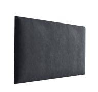 Panneaux rembourrés, lot de 10, Couleur : Noir, revêtement : velours, dimensions : 50 x 30 cm