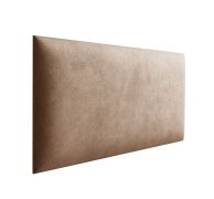 Panneaux rembourrés, lot de 10, couleur : marron, revêtement : velours, dimensions : 50 x 30 cm
