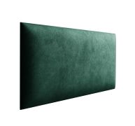 Panneaux rembourrés, lot de 10, Couleur : Vert foncé, housse : velours, dimensions : 50 x 30 cm