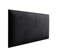 Panneaux rembourrés, lot de 10, Couleur : Noir, revêtement : velours, dimensions : 50 x 30 cm