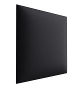 Panneaux rembourrés, lot de 10, Couleur : Noir, housse : similicuir, dimensions : 50 x 40 cm